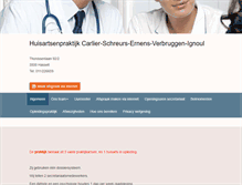 Tablet Screenshot of mijndokters.be